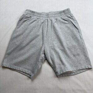 Saysky Men's Lifestyle Shorts Size Medium Heather Gray Cotton Terry Lounge EUC